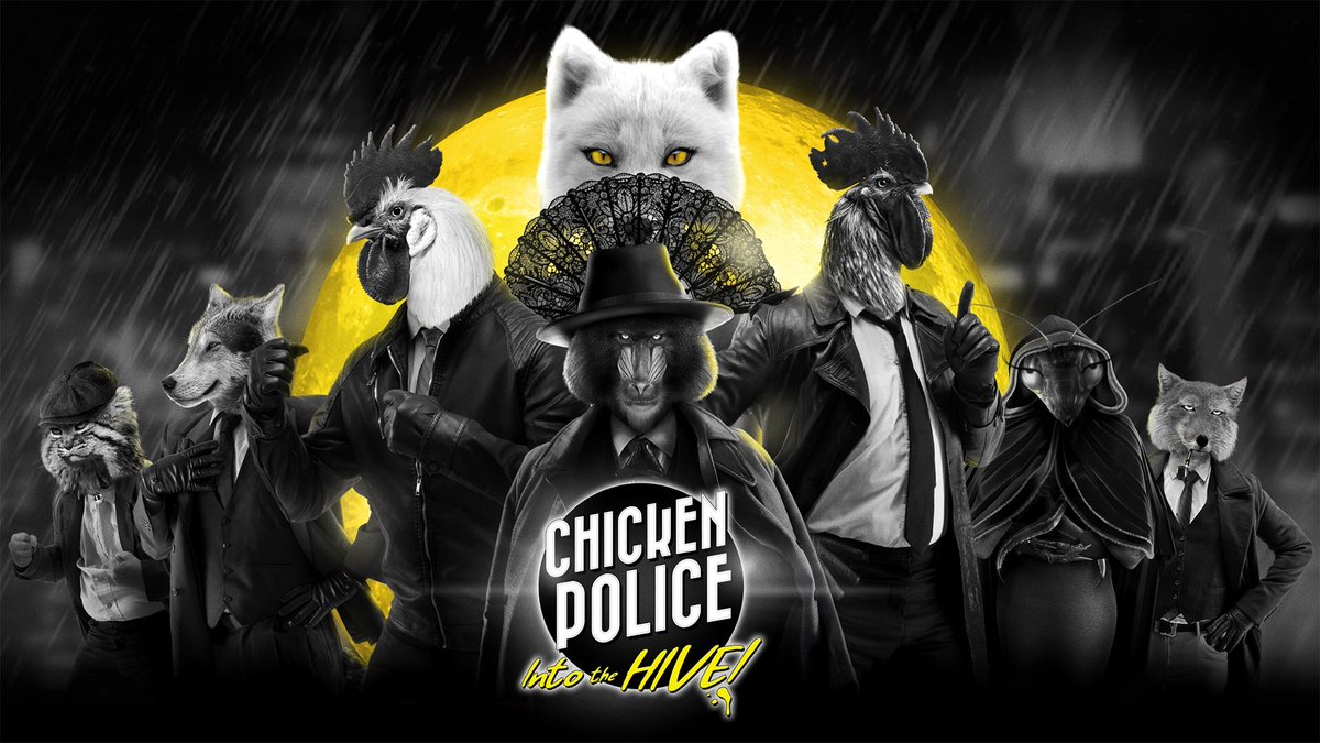 Martholio's tweet photo. Oh hey, check out my character in @ChickenPoliceG! 

I'm 100% making my way through all the apex predators 😄 https://t.co/L7lUj69hMD