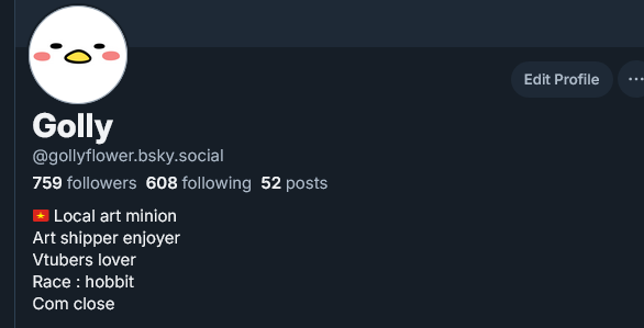 Golly tweet media