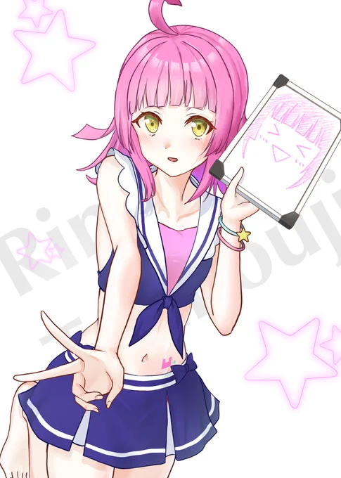 塗りましたRina Tennoji 