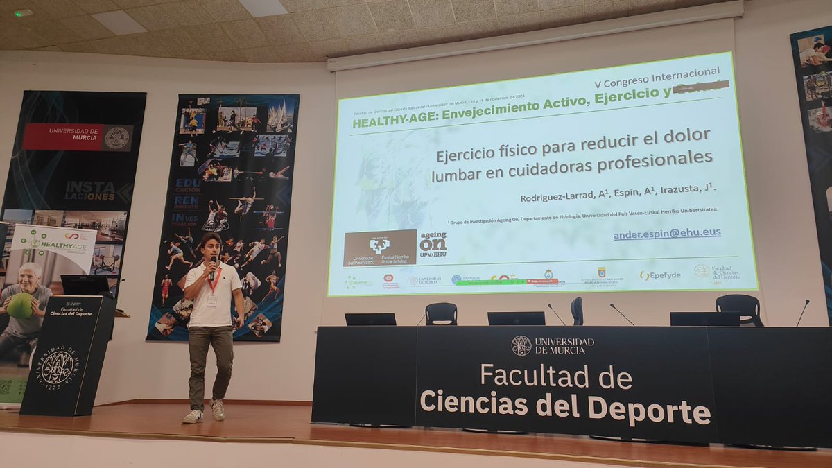 Ander Espin (@ander_espin) on Twitter photo Ayer hablé sobre los beneficios del ejercicio para reducir el dolor lumbar en cuidadoras profesionales, en el congreso <a href="/Healthyagenet/">HealthyAgeNet</a>
Ponentes de grandísimo nivel y trabajazo del equipo organizador 👏 Ayer hablé sobre los beneficios del ejercicio para reducir el dolor lumbar en cuidadoras profesionales, en el congreso <a href="/Healthyagenet/">HealthyAgeNet</a>
Ponentes de grandísimo nivel y trabajazo del equipo organizador 👏