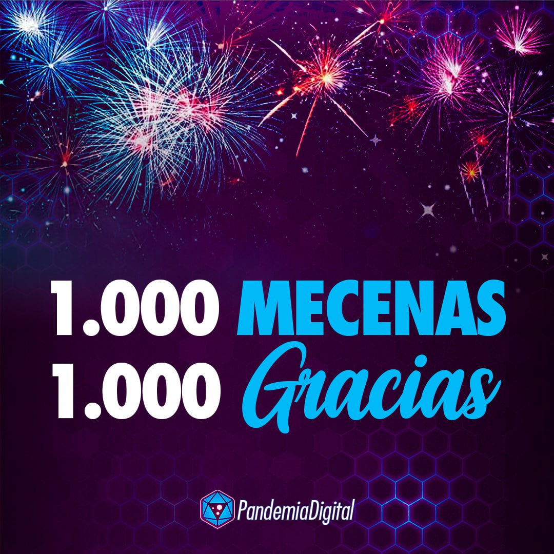 🥳Pandemia Digital cumple tres años gracias a vosotros🥳

Sin los mecenas que día tras día, semana tras semana, mes tras mes sostenéis a Pandemia Digital no hubiera sido posible que hayamos cumplido un año más. 

1.000 gracias a todos vosotros y vosotras

patreon.com/PandemiaDigital