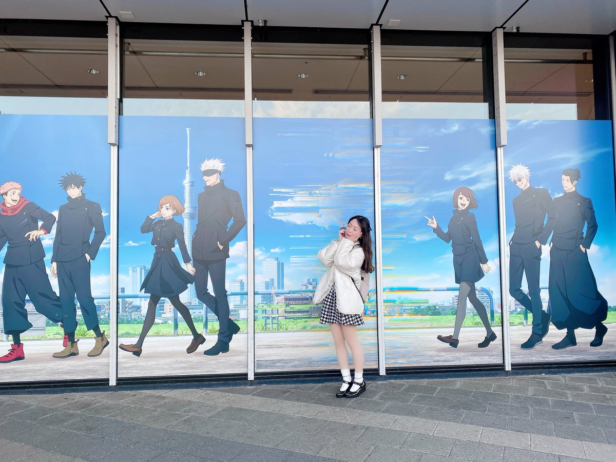 02noel27's tweet photo. 明るい時間に行くのがおすすめ！夕方からは暗くて、ギャラリー撮るの大変だよ！でも映像は夕方からだよ🤞😎
 #呪術廻廊 https://t.co/yS3uEisnEJ
