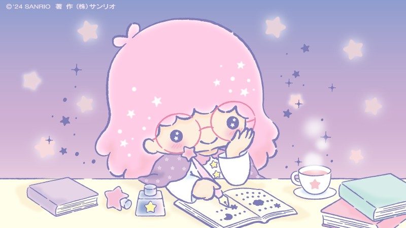 秋の夜長に…詩のアイデアがあふれてくるの☆