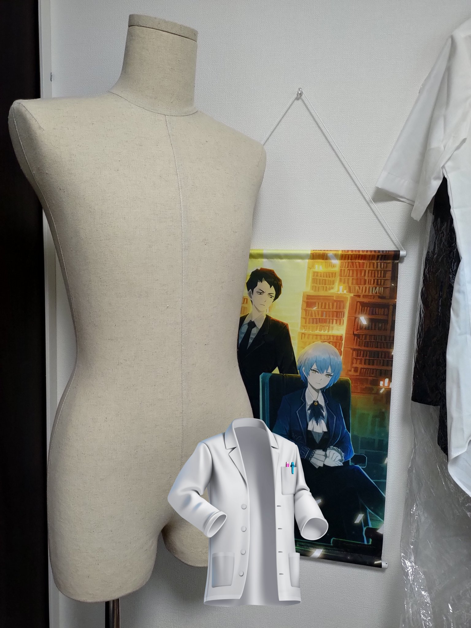 新品未使用アシストウィッグ男装用トルソー