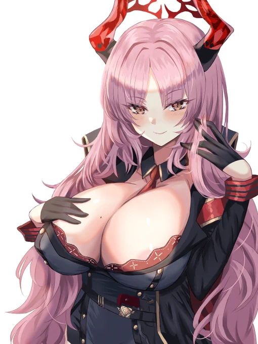 ブルアカのサツキが実装とのことで。角と胸がでかくてすごい好きなんですよねえ。強キャラで実装たのむで! 