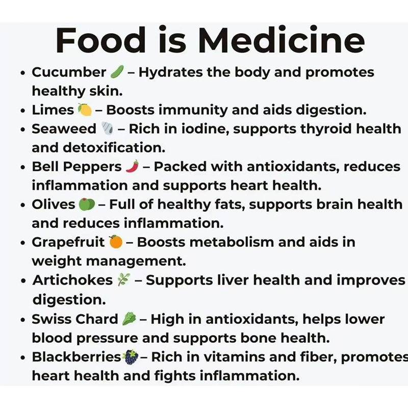 OrganicLiveFood's tweet photo. • Eggplant 🍆 is good for the bones
• Coconut 🥥 is good for the brain
• Avocado 🥑 is good for the skin
• Carrot 🥕 is good for estrogen balance
• Broccoli 🥦 is good for the eyes
• Grape 🍇 is good for the lungs
• Peach 🍑 is good for the heart
• Mushroom 🍄 is good for the adrenals
• Strawberry 🍓 is good for pregnancy
• Onion 🧅 is good for the cells
• Olive 🫒 is good for the ovaries
• Ginger 🫖 is good for digestion
• Cauliflower 💮 is good for the kidneys

https://t.co/liQgvviVtD