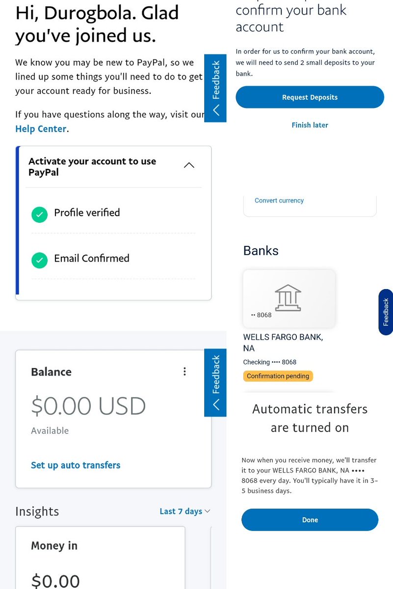 DAMIOYEDIRAN's tweet photo. New Account delivered + Bank Link

I can make you a PayPal account for your online payment, withdrawal from online platforms and for your exchanging services

All you need to do is swipe up with hi

#Paypal #Paypalaccount  #Paypalmoney https://t.co/Rh0DtA69Gf