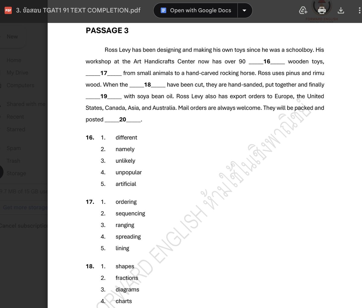 Kru_POhm's tweet image. #Dek68 #Dekซิ่ว 
ตาม ‘ผลโหวต’ ข้อสอบ #TextCompletion
แนว ‘ผู้ออกข้อสอบ’ #ทปอ ปี 68 
#วิเคราะห์ #คัดมาให้ เรียบร้อย !!
** โหลด ‘ได้เลย’ พร้อมเฉลย 
โหลดข้อสอบ : bit.ly/TEXTTGAT (50/200 ข้อ)
โหลดเฉลย : bit.ly/KEYTGAT200
**โปร #TGAT1 โค้งสุดท้าย 16.11-17.11 เท่านั้น :)