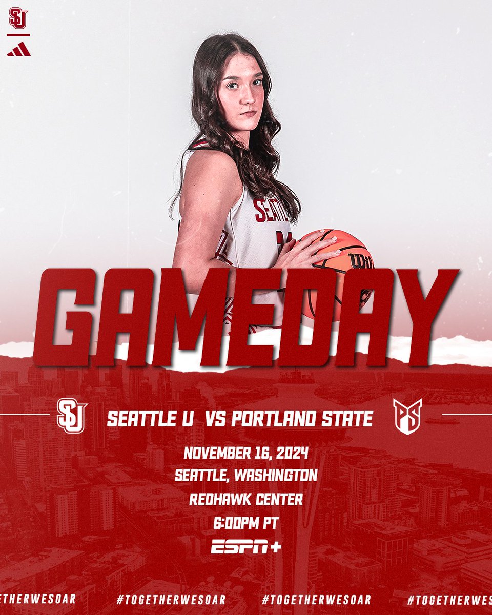 seattleu_wbb's tweet photo. Home Sweet Home🏠

🆚: Portland State
📍: Redhawk Center
🕕: 6:00 PM PT
📺: ESPN+
💻: https://t.co/EclCGLsH2x
📈: https://t.co/FHQLFoAytc
🎟️: https://t.co/sYc5mINjH3

#TogetherWeSoar https://t.co/28Izss2pYL