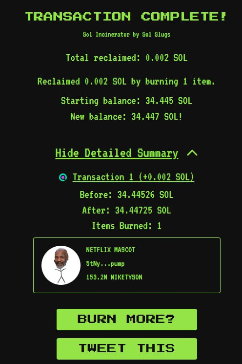 NetflixMascot's tweet photo. Everything has been burnt after our launch. One team, no token => Bullish af

#NetflixBoxing $MIKETYSON https://t.co/NN23zT5Pni