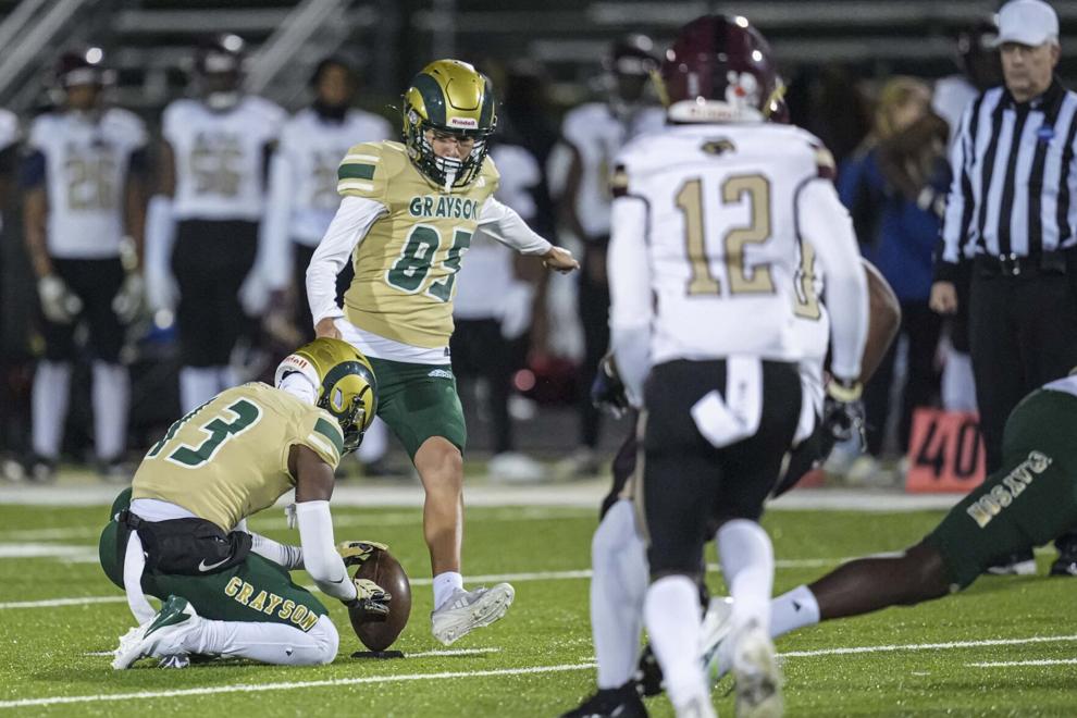 Grayson Football (@grayson_fb) on Twitter photo 2️⃣0️⃣2️⃣8️⃣ 𝗞/𝗣 <a href="/RicardoM1509/">ricardo martinez</a> nailed a career-long 41-yard FG tonight‼️
Snaper: <a href="/AndreFullerJr2/">ᴀɴᴅʀᴇ ꜰᴜʟʟᴇʀ ᴊʀ</a>
Holder: <a href="/aidenctaylor13/">AT13</a>
📸: <a href="/GDPsports/">Gwinnett Daily Post</a>
🔰#𝟒𝐭𝐡𝐞𝐆🔰 2️⃣0️⃣2️⃣8️⃣ 𝗞/𝗣 <a href="/RicardoM1509/">ricardo martinez</a> nailed a career-long 41-yard FG tonight‼️
Snaper: <a href="/AndreFullerJr2/">ᴀɴᴅʀᴇ ꜰᴜʟʟᴇʀ ᴊʀ</a>
Holder: <a href="/aidenctaylor13/">AT13</a>
📸: <a href="/GDPsports/">Gwinnett Daily Post</a>
🔰#𝟒𝐭𝐡𝐞𝐆🔰