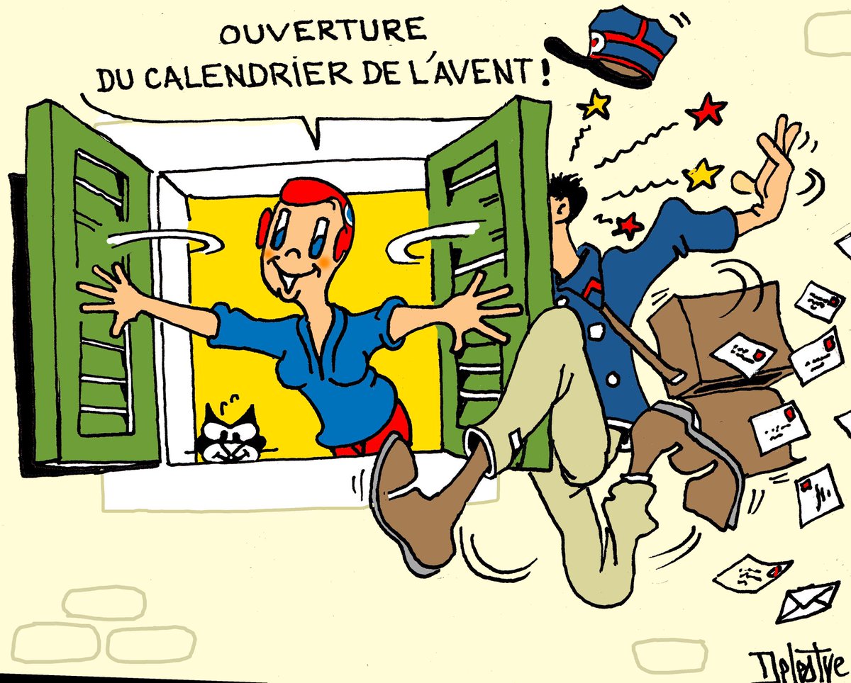 phdelestre's tweet photo. @phdelestre  #actualité #Avent #calendrierdelavent #dessindepresse https://t.co/s2O26YsXtZ