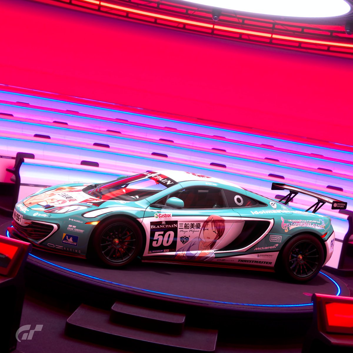 RoyalFranzYT's tweet photo. #GranTurismo #GranTurismo7 #GT7 #グランツーリスモシリーズ #グランツーリスモシリーズ7 #McLaren #MP412C #McLarenMP412C #McLaren12C #マクラーレン #マクラーレンMP412C #マクラーレン12C #アイドルマスター #デレステ #三船美優 #痛車 #idolmaster #imas #cinderellagirls #MiyuMifune #itasha https://t.co/vkpjHOR7OE