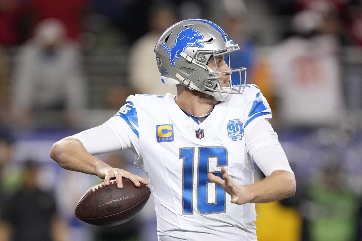 austinsprops's tweet image. Who’s Awake?☢️

Jared Goff 28.5 Pass Attempts “U”
(-105)DK

Sunday NFL Play #1🏈Vs #Jaguars

400❤️IF YOU WANT PROP #2 TONIGHT!

The Lions enter this game as 13.5-point home favorites. Goff has cleared this line in just one win this season (1/8), that being last week against the…