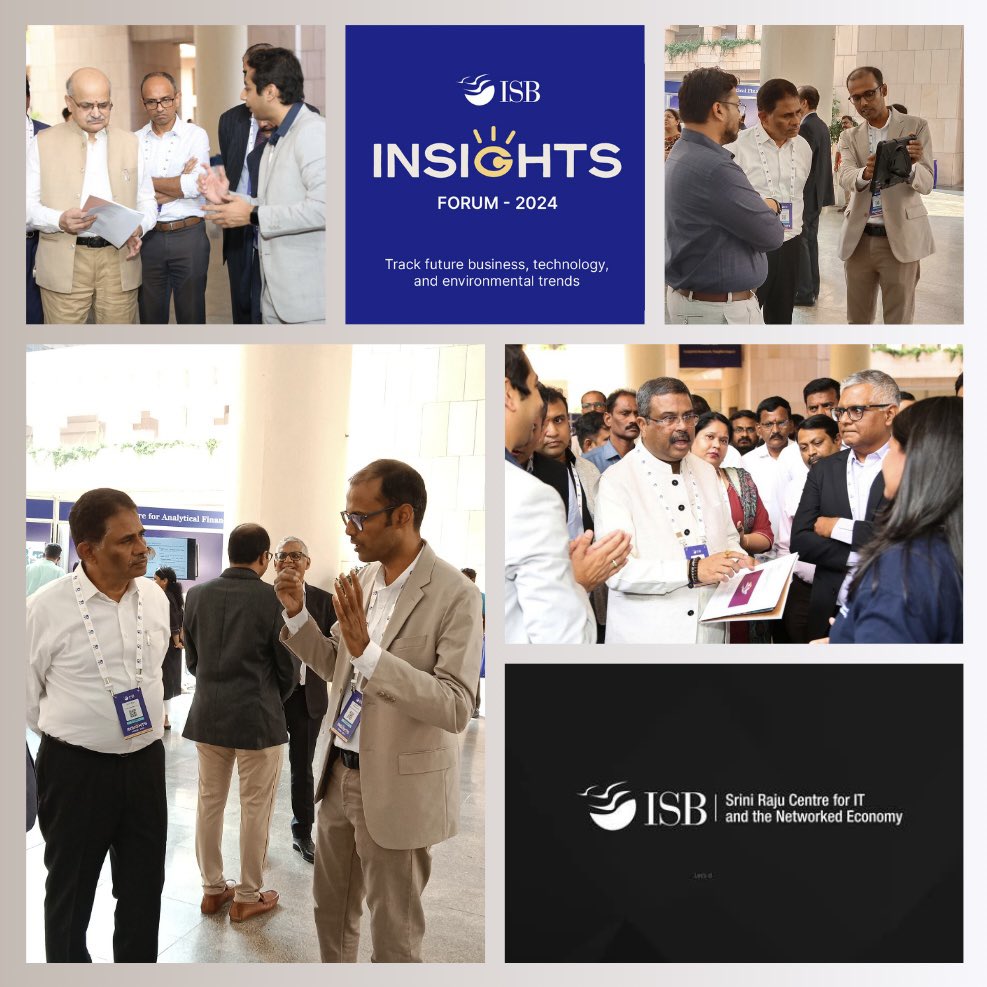 🎯 🎯 Big moment! 

Showcased Imaginate's AI/VR innovations at <a href="/ISBedu/">Indian School of Business (ISB)</a> Insights Forum to Union Minister <a href="/dpradhanbjp/">Dharmendra Pradhan</a> &amp; NITI Aayog CEO

Thanks to <a href="/SRITNElive/">Srini Raju Centre for IT and the Networked Economy</a> for enabling cutting-edge #VR &amp; #AI solutions! 🚀

#EdTech #Innovation 🇮🇳

[📸: Event Photo]