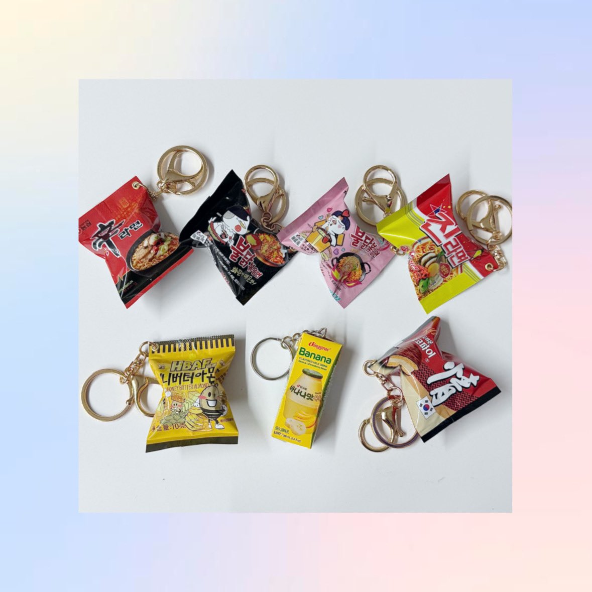 Wonderk_Nagoya's tweet photo. ★新商品のお知らせ★
韓国フードキーホルダーが入荷しました🍜
ぜひGETしに来てください🎀
#韓流商店
#名古屋大須韓流商店
#ワンダケイ
#wonderk
#원더케이
#韓流グッズ https://t.co/6FxGdPArOr