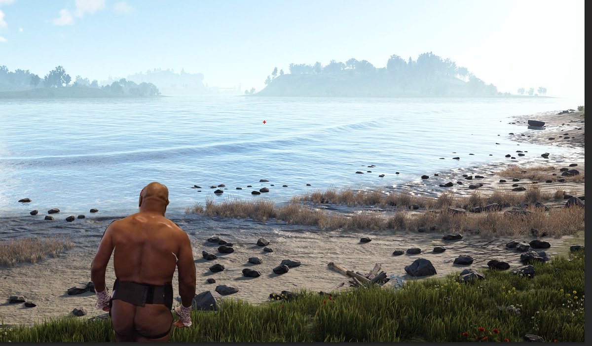 imBernE's tweet photo. When you spawn naked on a beach https://t.co/bxvg3weOnD