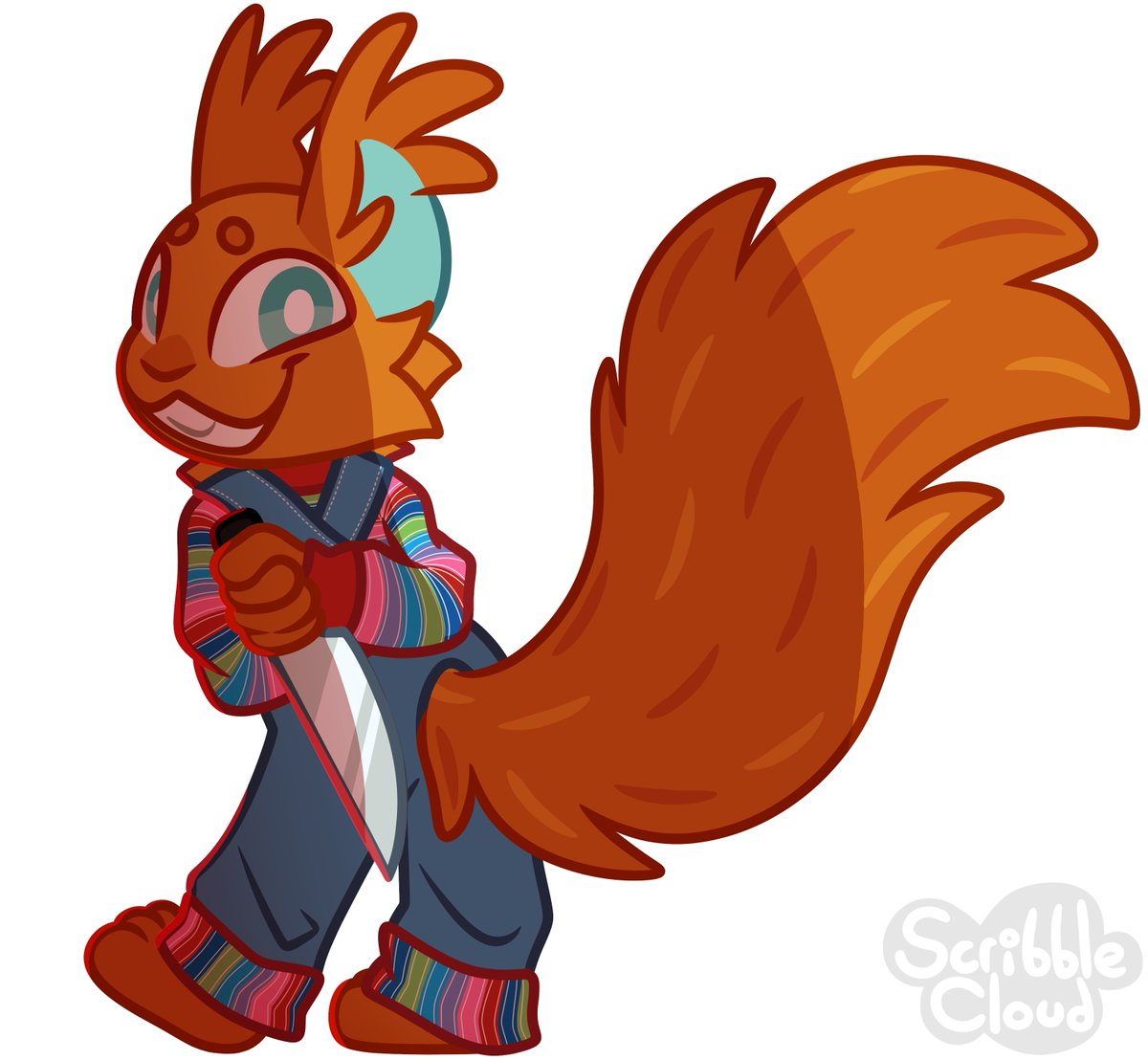 #chucky #childsplay #furryarwork #squirrel #digitalart