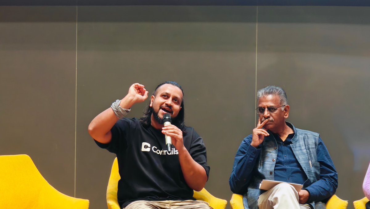 Thank you <a href="/DEFindia/">DEFindia</a> , <a href="/OsamaManzar/">OsamaManzar</a> sir ! It was a brilliant two days, participating in #DCS2024  ! Got to interact with many amazing leaders, catch up with <a href="/anshul_tewari/">Anshul Tewari</a> leading the amazing <a href="/YouthKiAwaaz/">Youth Ki Awaaz</a> ! Inspired for our work at <a href="/SociallyBlog/">SociallyBlog</a> <a href="/contrails_ai/">ConTrails AI</a>