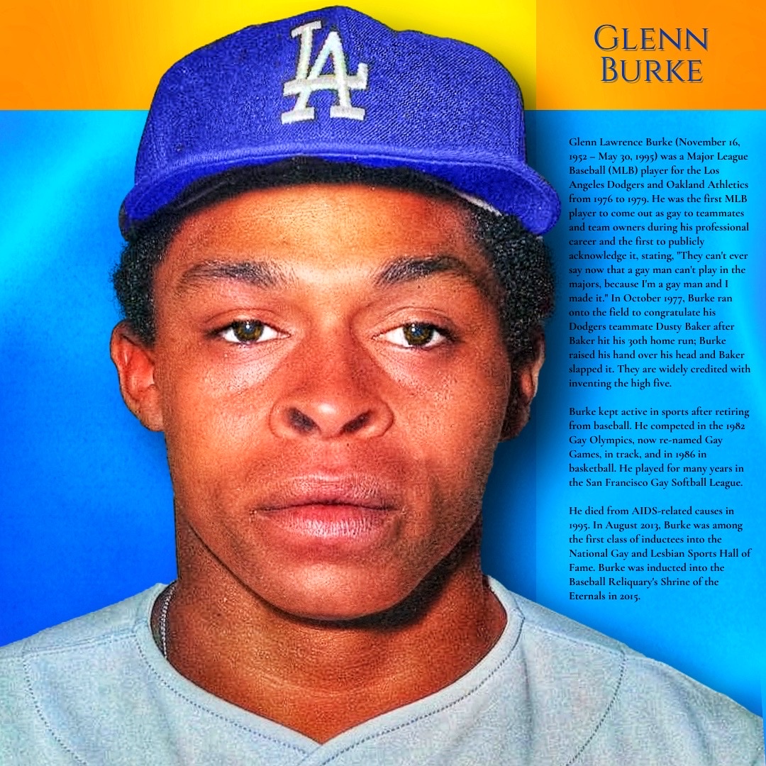 Remembering Glenn Burke.  
wikiwand.com/en/Glenn_Burke