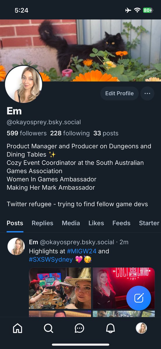 Emma Losin @okayosprey on Bluesky 🔜 Gamescom tweet media