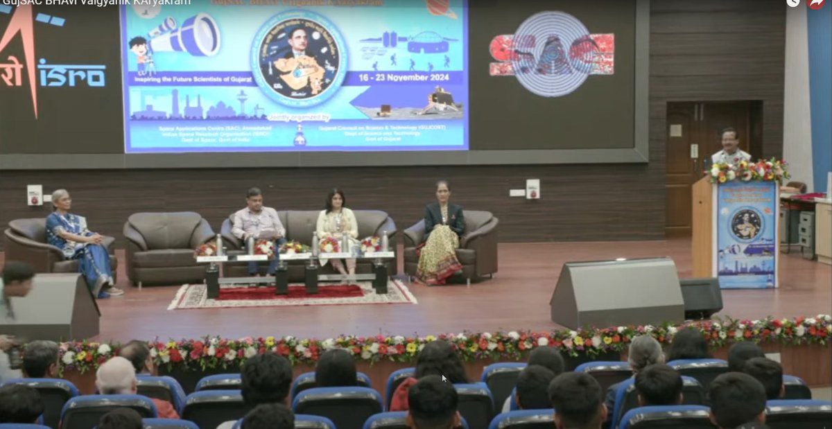 Gujarat Council on Science & Technology 🇮🇳 (@infogujcost) on Twitter photo #GujSACBHAVIKA program is being organized jointly by #GUJCOST and #SAC-ISRO from 16-23 November 2024 !
The inaugural session of #GujSACBHAVIKA graced by Chief Guest Ms. Mona Khandhar, IAS, Principal Secretary <a href="/dstGujarat/">Department of Science & Technology, Gujarat</a> in the presence of Shri Nilesh M. Desai, Director <a href="/isro/">ISRO</a> #GujSACBHAVIKA program is being organized jointly by #GUJCOST and #SAC-ISRO from 16-23 November 2024 !
The inaugural session of #GujSACBHAVIKA graced by Chief Guest Ms. Mona Khandhar, IAS, Principal Secretary <a href="/dstGujarat/">Department of Science & Technology, Gujarat</a> in the presence of Shri Nilesh M. Desai, Director <a href="/isro/">ISRO</a>