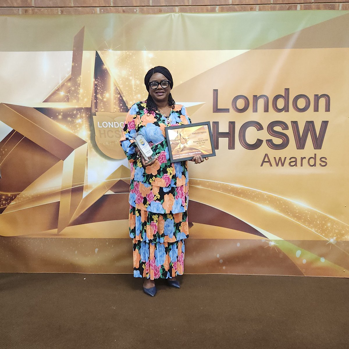 We are hugely proud of Adefunke Ogbeta for winning the London Healthcare Support Worker #HCSW Apprentice of the Year award this week. Congratulations Adefunke from all of your colleagues. 🎉🎉🎉

#NursingAssociateApprenticeship #NHS