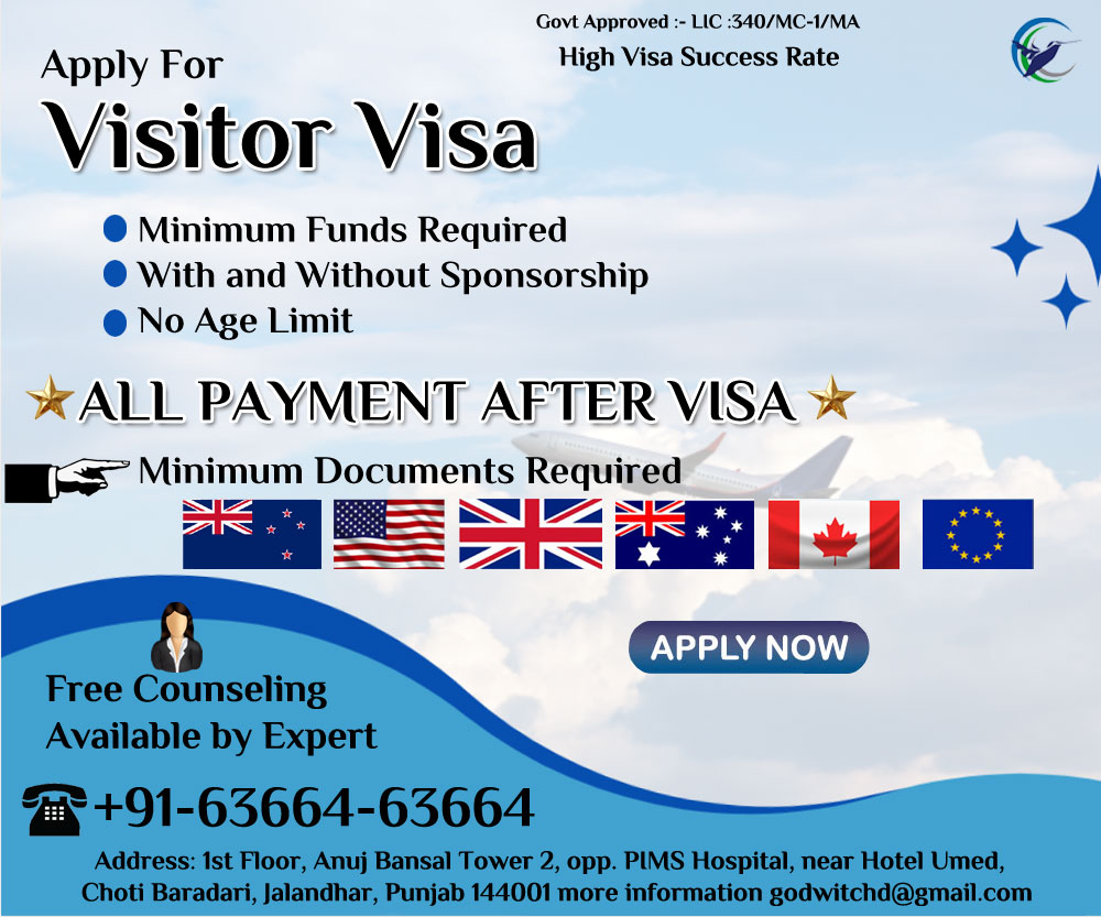 Godwit_edu's tweet photo. VISITOR VISA FOR BUSINESSMAN
📷For more information contact us
📷Get Our Experts Advice Now
📷Helpline No.:63664-63664
📷 https://t.co/VmiI1k8qIh
More Updates Follow us on:-
Facebook I Instagram I YouTube I Twitter I LinkedIn
#visas #visa #immigration #visaservices #business https://t.co/8cjtIsnFHW