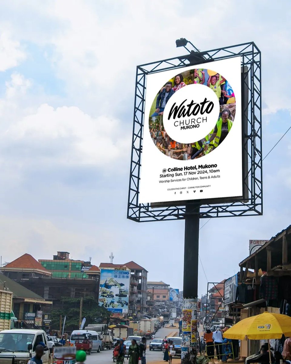 Exciting news, Mukono! 🎉

<a href="/watotochurch/">Watoto Church</a> Mukono Campus is opening its doors officially tomorrow, and you’re invited!

Come and be part of this life changing journey as we worship, connect, and grow together. Don't miss this special moment!

📍Colline Hotel | 10am service  only.