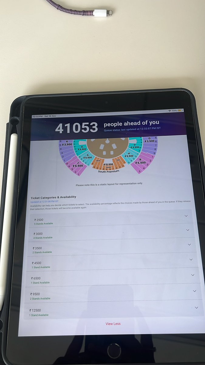 Mariaferns07's tweet photo. Still stuck here and also once again all seats are gone so fast. Also people have started selling them in black not fair  #Coldplay very sad 
@bookmyshow @Bookmyshow_live @Coldplayxindia @coldplay https://t.co/sEoEaNLSgi