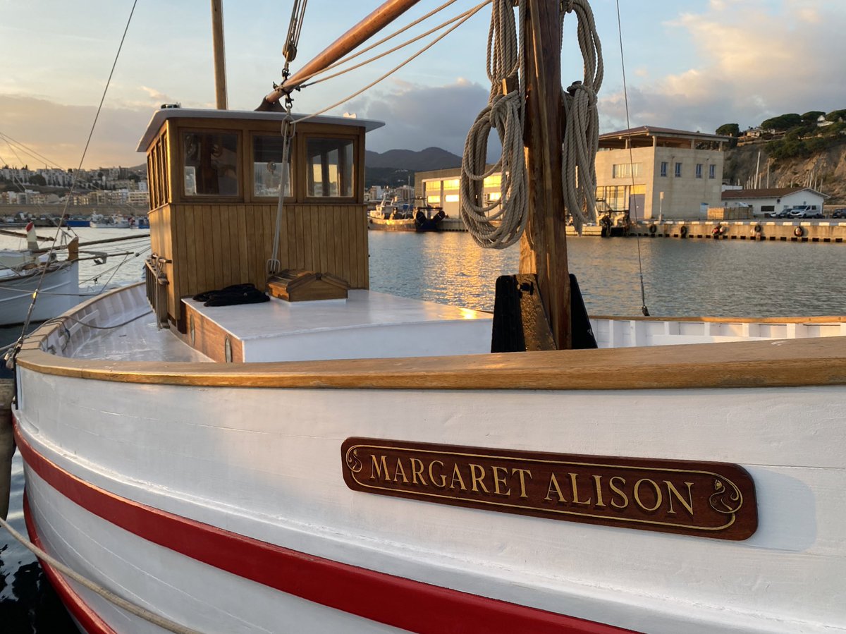 10 anys de la seva arribada  "e la nave va".
#margaret1937 #arenysdemar