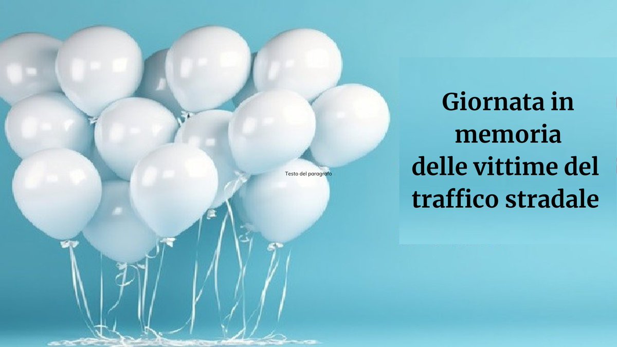 Domani è la giornata mondiale delle vittime del traffico stradale. Ho sempre sentimenti contrastanti su questa giornata. Il primo è di grande ripetto per chi ha perso un caro ucciso da questa forma di violenza e che ha diritto ad un momento di ricordo e di attenzione. Il secondo