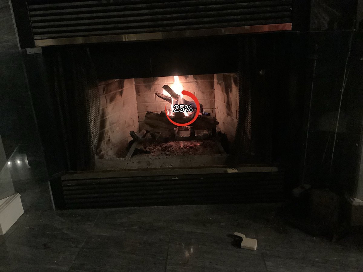 Not you too fireplace! 
Seems to be a theme in my house tonight. 
#buffering