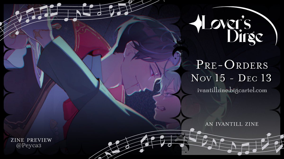 here's my preview for Ivantill's zine!!! ✨

It's available for order, go and check it out. 
Others artists did an incredibly Job 💖✨