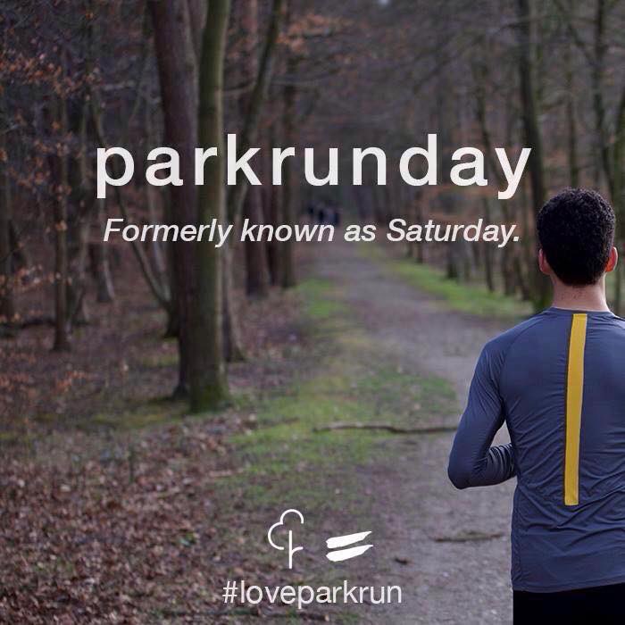 Enjoy #Parkrun today wherever you run, walk or volunteer 💙💚❤️