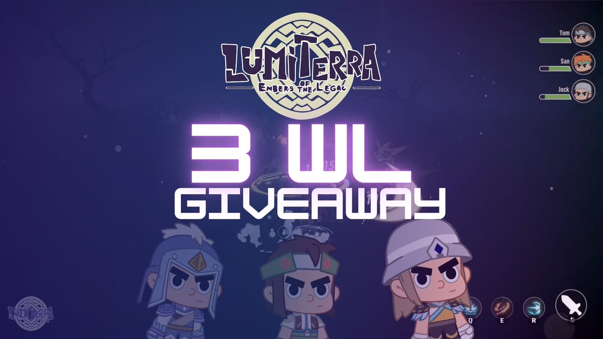 ElonClarenz's tweet photo. A NEW WL LUMI GIVEAWAY #CBT2 🎉

To get in:
 1⃣ Follow
@ElonClarenz
 + 
@LumiterraGame
@Ronin_Network
 
 2⃣ Like + Tag 3 friends + Retweet this post 🔄
 3⃣ Reply with your Ronin wallet address
4️⃣Mint FREE Lumi Fragment NFT: https://t.co/OPwDDC4MLr

END on November 18. https://t.co/8aLkkKnRzi