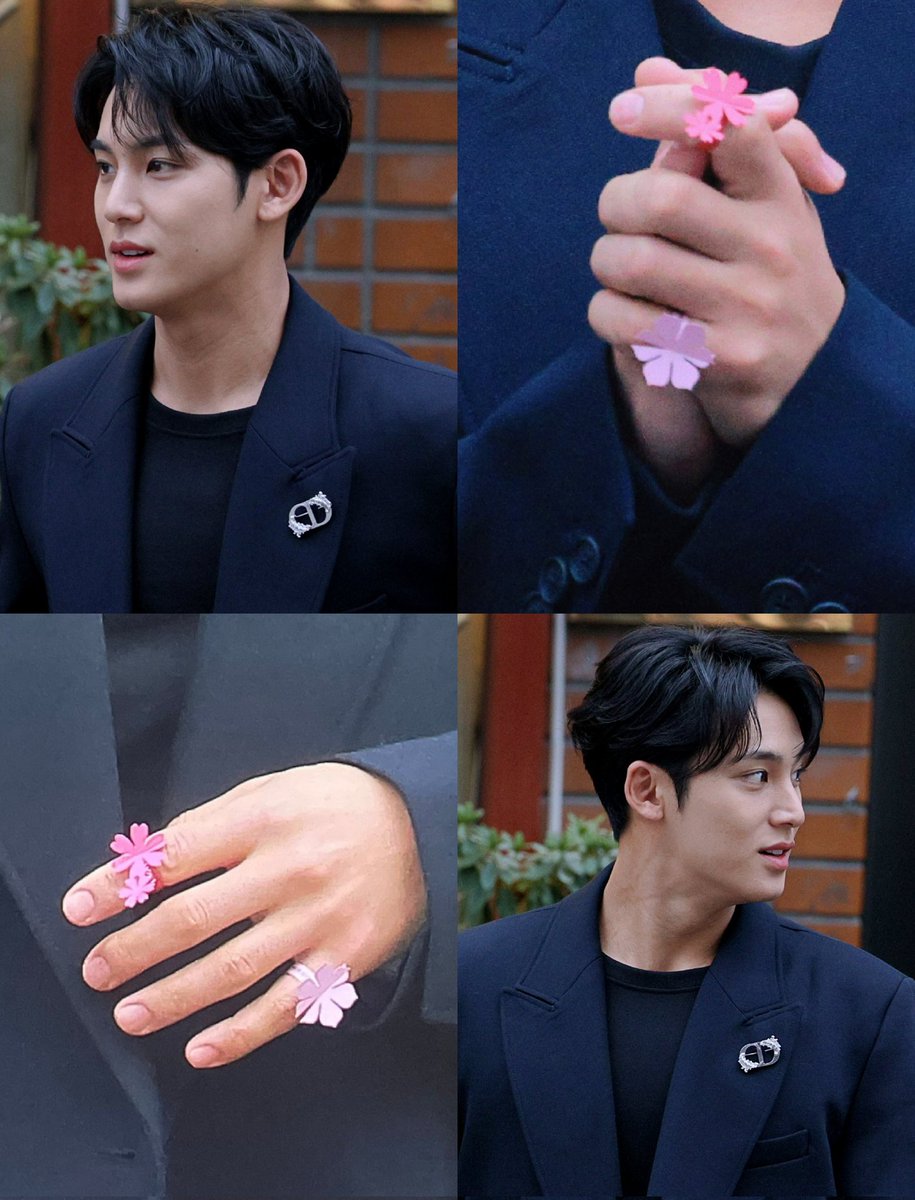 mingyuvillle's tweet image. handsome mingyu and his cutieful rings 🩷