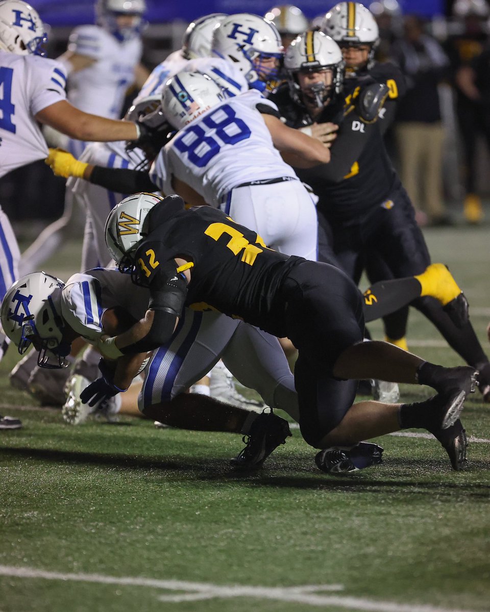 marshallimg's tweet photo. Woodford falls to Highlands 55-38 in the second round of the playoffs at Community Stadium. To say I’m proud of this group is an understatement. Tonight wasn’t the outcome any of us wanted but hold your heads high young men, you had a great season. @WoodfordFBall https://t.co/Ly9FZFQLIW