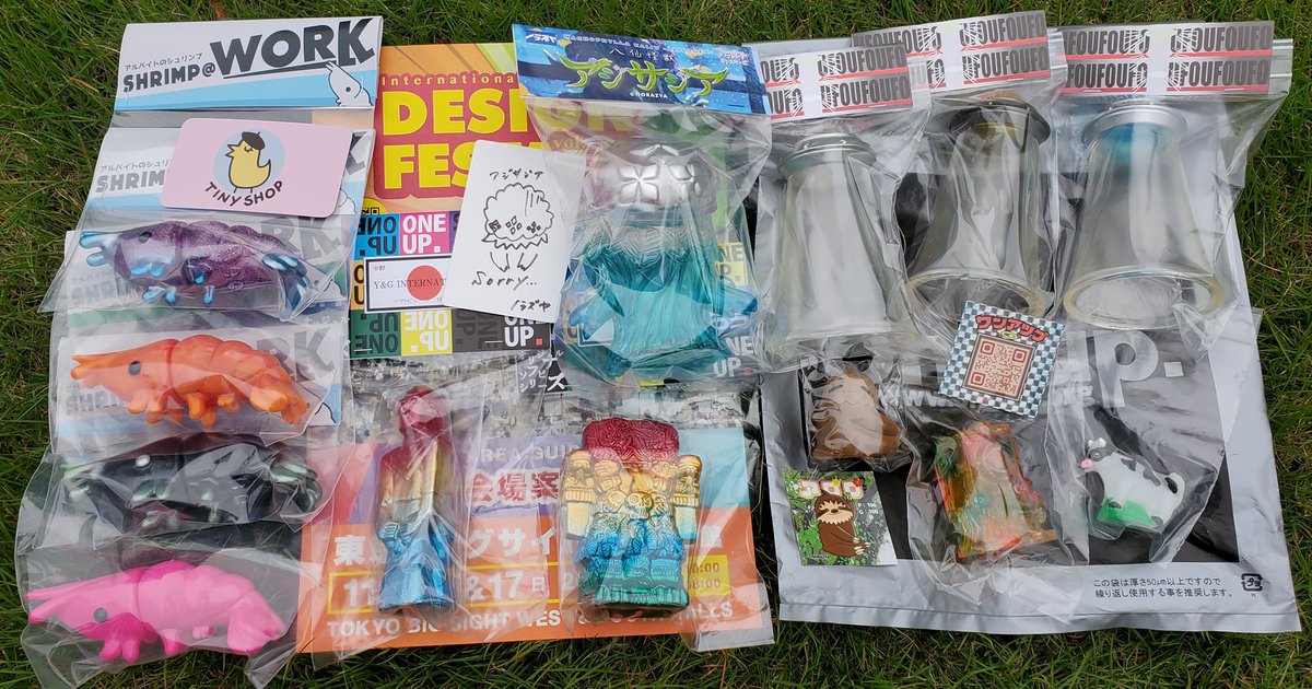 OLIVE61867007's tweet photo. DF60初日 買えた😃
#Oneuptoy #ノラズヤ #SCIENCEPATROL #TinyShop #デザフェス60 https://t.co/Q842urpXkU