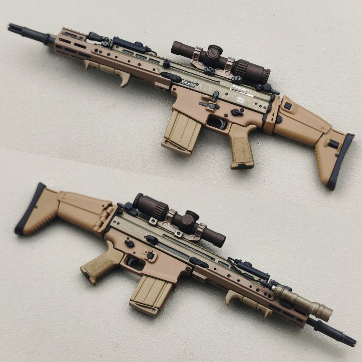NexusHanana's tweet image. FN SCAR 17 Standard Customized🤔:

- Vortex Razor HD Gen II-E with Gessiele Super         Precision mount
- Surefire M600U Scout Light
- KDG Mrex M-LOK 4.25 Handguard 
- Magpul Handstop Kit &amp;amp; MOE Grip

#littlearmory #guns #scarh #12装備
#リトルア一モリ一 #リトルア一モリ一を装備