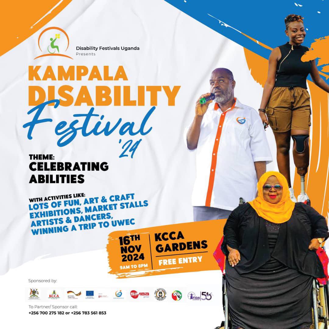 FIDA_Uganda's tweet photo. In partnership with @disabilityfest2024 we are live at the #KampalaDisabilityFest24🎉, offering free legal aid ⚖️ to Persons with Disabilities (PWDs). Join us for an exciting day filled with:

🎨 Art & Craft
🛍️ Market Stalls
🎶 Artists & Dancers
🐾 Win a Trip to UWEC!

📍 Location: @kccaug Gardens
🕒 Time: 9 AM - 8 PM
🎟️ Entry: FREE

Come celebrate abilities with us and get the support you deserve! 💙 This project under DIGI is supported by @civsourceafrica.