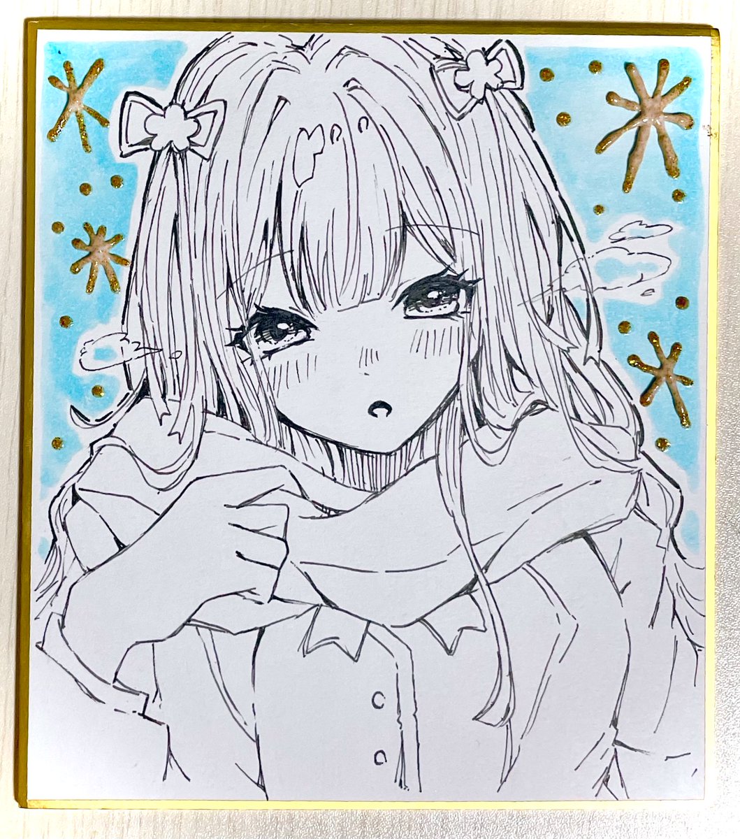 一次創作 イラスト 色紙 悪用禁止 一次創作 イラスト 色紙 悪用禁止