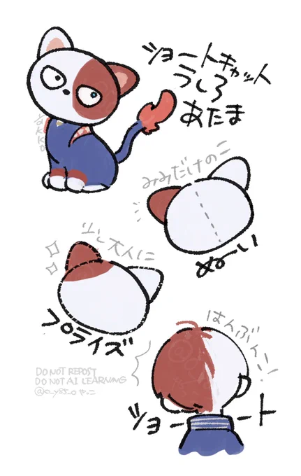 ショトキャのうしろ頭かわいいなぁのメモ 