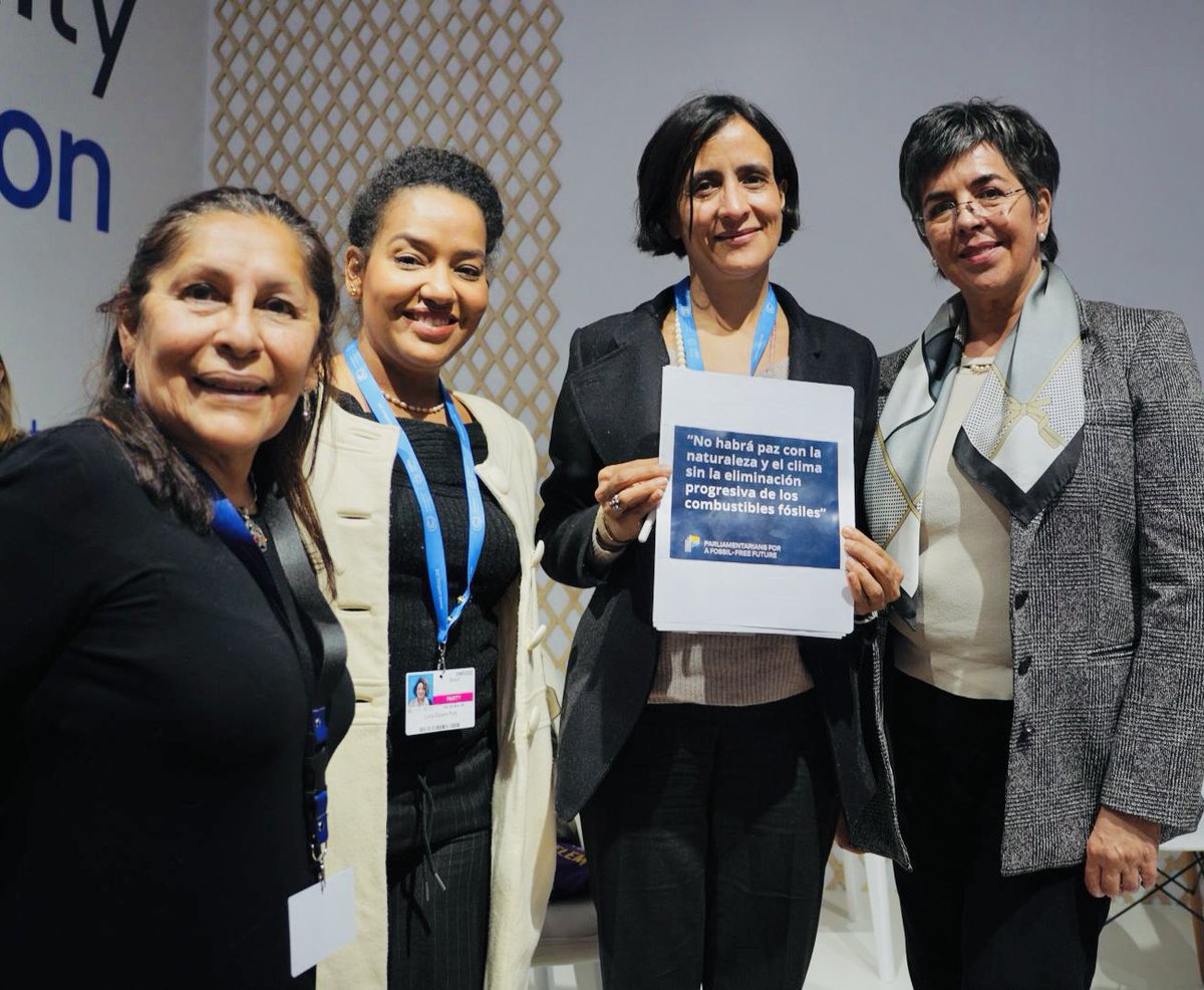 parlfossilfree's tweet image. Agradecemos a @susanamuhamad quien atentamente ha recibido el informe preliminar de la Investigación parlamentaria global sobre la Amazonía. La @SenadoraRequena @liviaduartepsol y @SenRosaGalvez hicieron entrega del informe en nombre del comité de 13 parlamentarios de las…