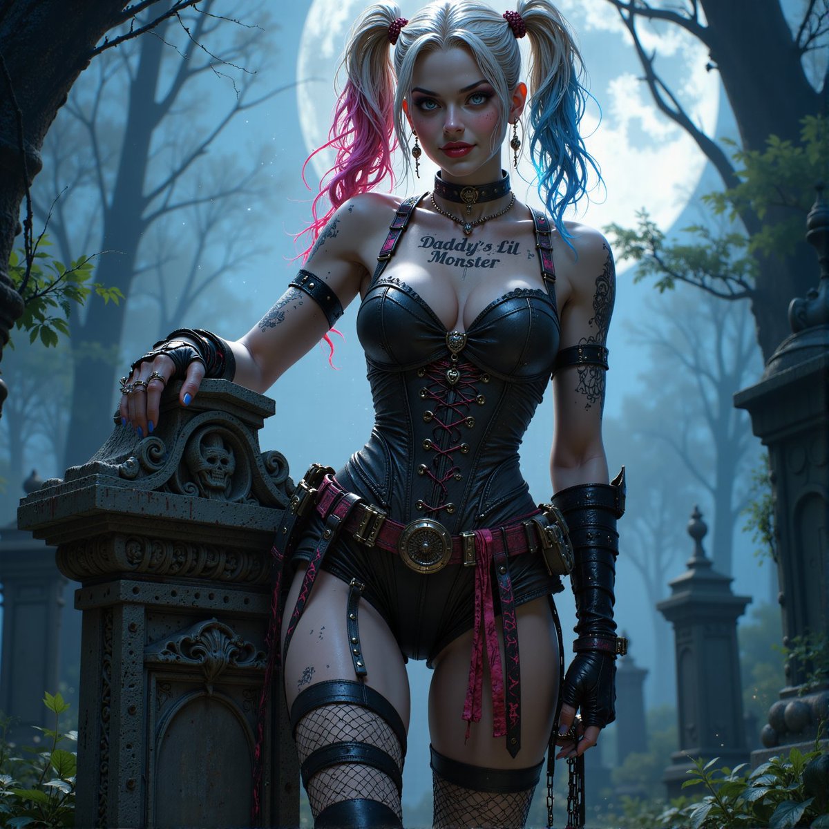 YukkasForge's tweet photo. 🌕 Mistress of the Moonlit Graveyard 🌕
In the shadows of the graveyard, she’s more than meets the eye. What’s her game?
#AiArt #DigitalArt #GraveyardQueen #YukkasForge https://t.co/kbAJKGInzX