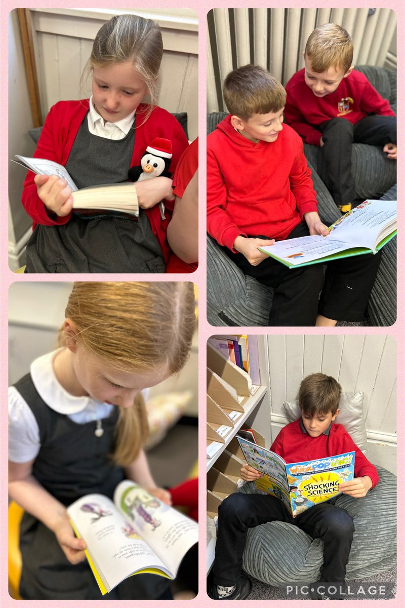 AyrGrammar's tweet photo. Our pupils are loving their reading time with cuddle buddy toys in our cozy library! 📚🧸 Relaxing with a good book has never been more fun. #ReadingForEnjoyment #LibraryTime #CuddleAndRead #Relax #PickUpABook https://t.co/WjLKImeH6i