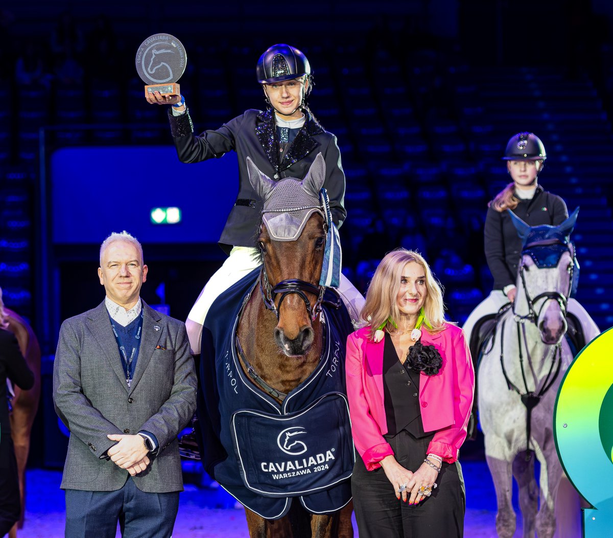 KadraSkokipl's tweet photo. #Cavaliada - Piątek na Torwarze - najlepsze wyniki reprezentantów Polski w konkursach turnieju : 
​🥈CSI3-W  LR 145 - 2m. Mściwoj Kiecoń CICERO
🥉CSI3-W 140 - 3m. Robert Wilczewski HANDSOME
🥈Speed & Music - 2m. Anna Stasiak CON CORDIA
🥈CSIAm 120 - 2m. Zofia Migdalska HERB
🥇CSIAm 110 - 1m. Hanna Kosińska STORMER VAN HET BEVRIJDTHOF
 Gratulacje !! fot. @alicja_fotoali @FotoElissa_  @Cavaliada   15/11/24