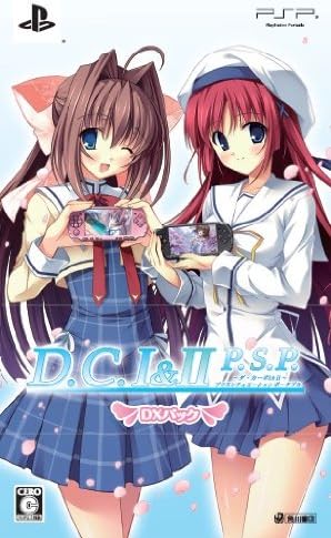 mayakane's tweet photo. D.C.II P.S. …… D.C.IIのPlayStation 2版。CS移植にあたって前作を踏襲しヒロイン倍増(+隠し2人)。これがD.C.II P.C.のベースになった。
D.C.I&II P.S.P. …… PSP版のD.C.P.S.とD.C.II P.S.のセット。驚愕のヒロイン数。PS2とPSPでは画角の比率が違うのでスクロールできますよ。 #DCII #DC2PS https://t.co/EYSfg6DRSR