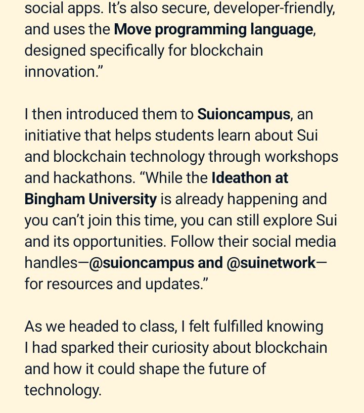 Ennieyholaa's tweet photo. HOW MY COURSEMATES BECAME MY SUIMATES
A Thread
(Reposting this becaue I had to take down the first post. Hopefully I still qualify for the giveaway. Regardless, let me take you on a quick SuiJourney)
#BackToSchoolWithSui https://t.co/GnaNjm5AdX