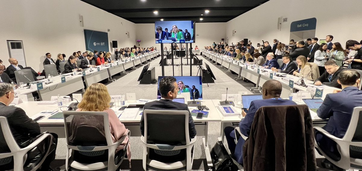 🚨Over 1,000 members of the digital tech community have endorsed the COP29 Declaration on #GreenDigitalAction, aiming to advance climate action with digital tech while reducing its environmental impact.

Read &amp; endorse before the end of COP29
➡️itu.int/initiatives/gr…